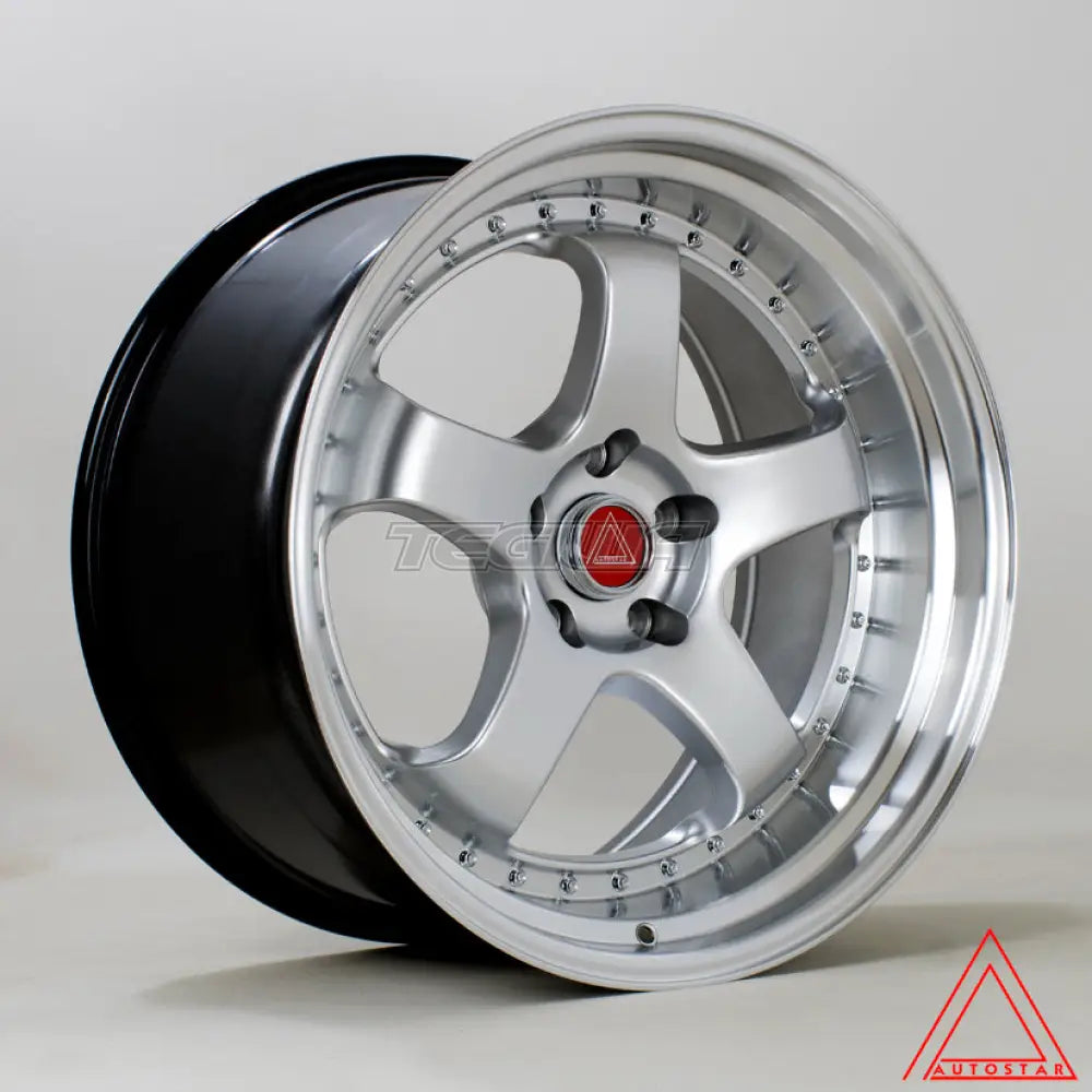 Autostar GT5R Alloy Wheel 19x10.5 ET22 5x114 Hyper Silver Polished Lip 73.1mm CB