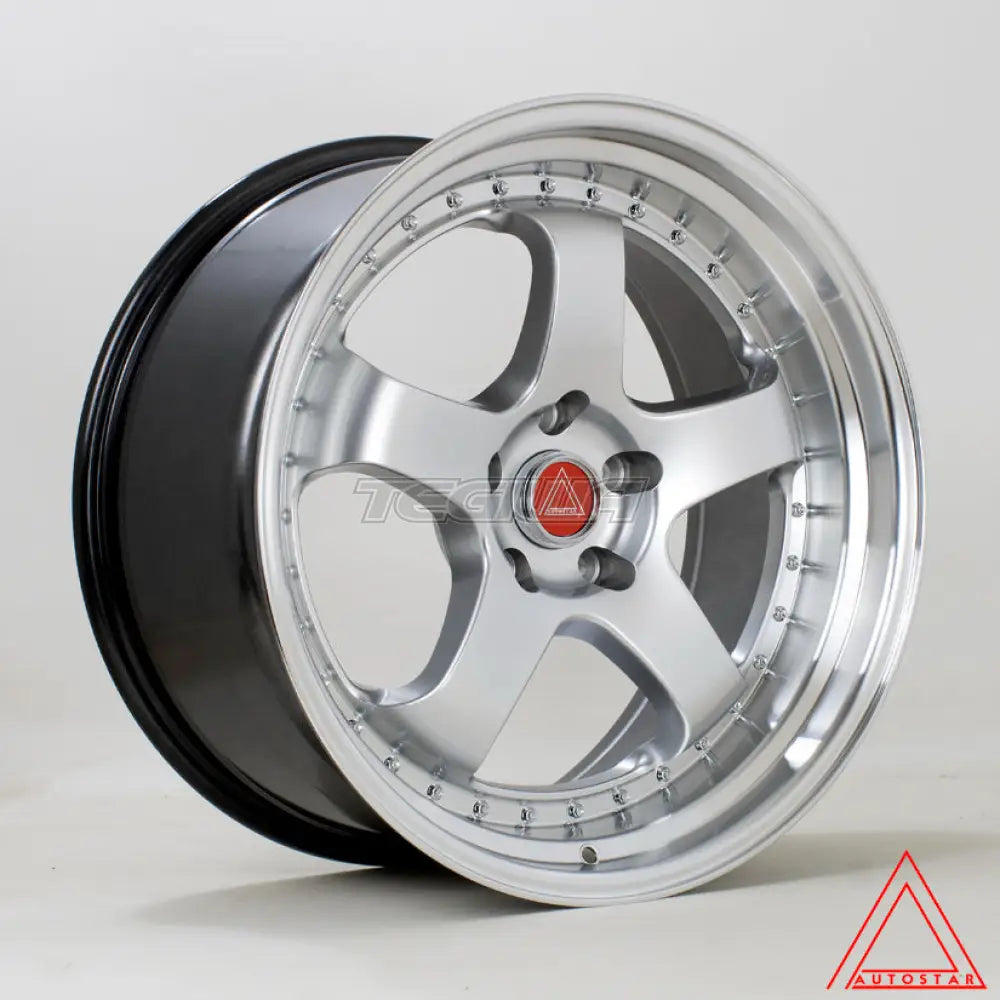 Autostar GT5R Alloy Wheel 19x9.5 ET22 5x114 Hyper Silver Polished Lip 73.1mm CB