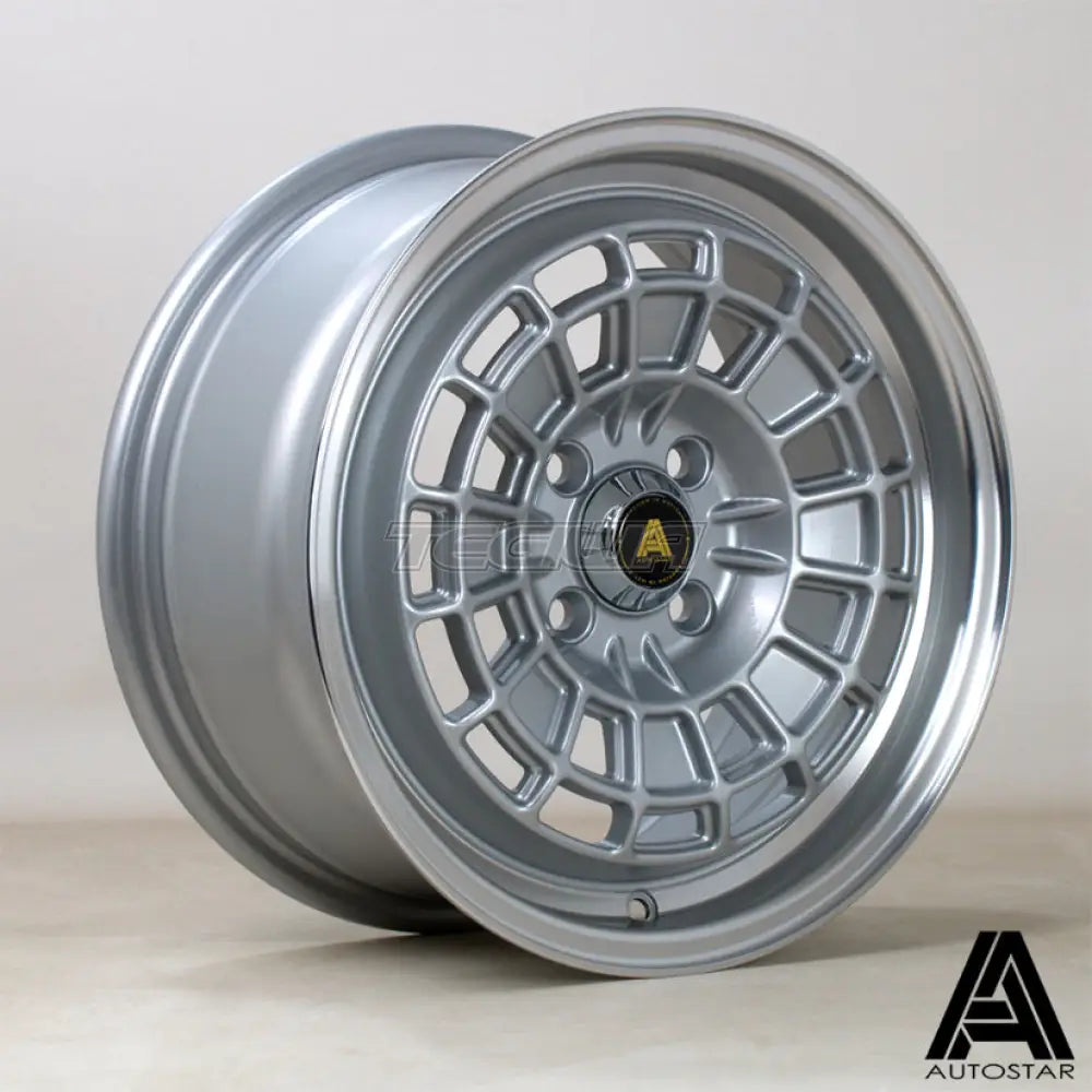 Autostar Roulette Alloy Wheel 15x7 ET35 4x108 Silver Polished Lip 73mm CB