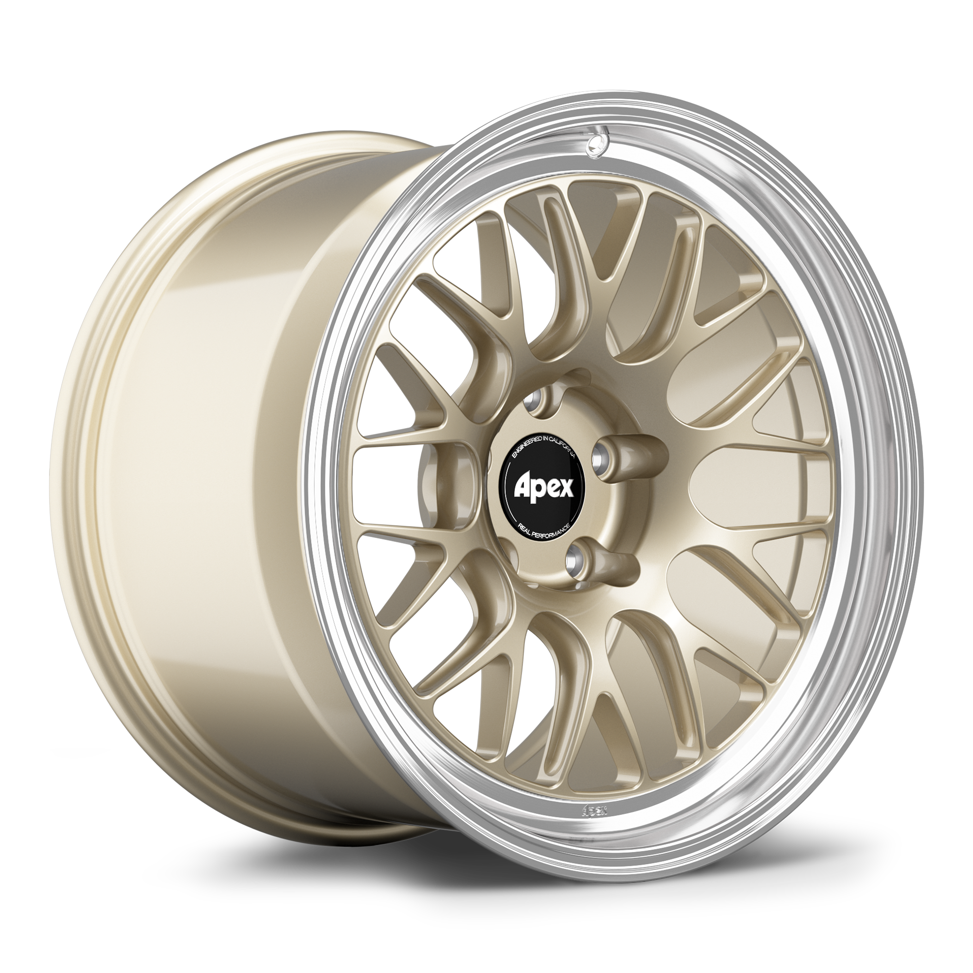 Apex ML-10RT Forged Alloy Wheel 18x10.5 ET22 5x120 Gloss Motorsport Gold - Machined Lip 72.56mm CB