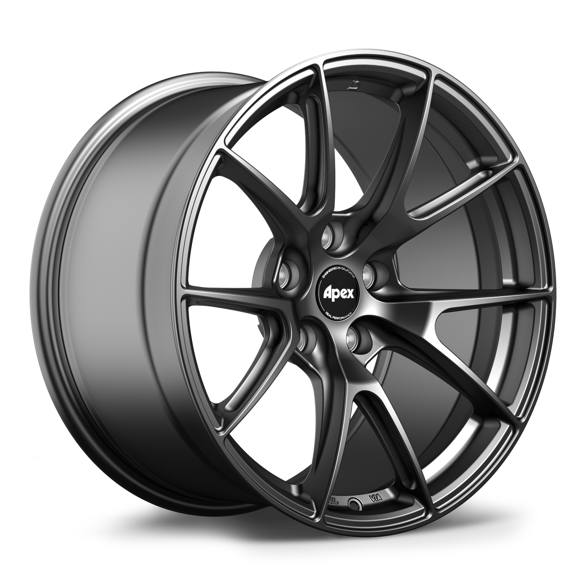 Apex VS-5 Alloy Wheel 18x10.5 ET22 5x120 Satin Black 72.56mm CB