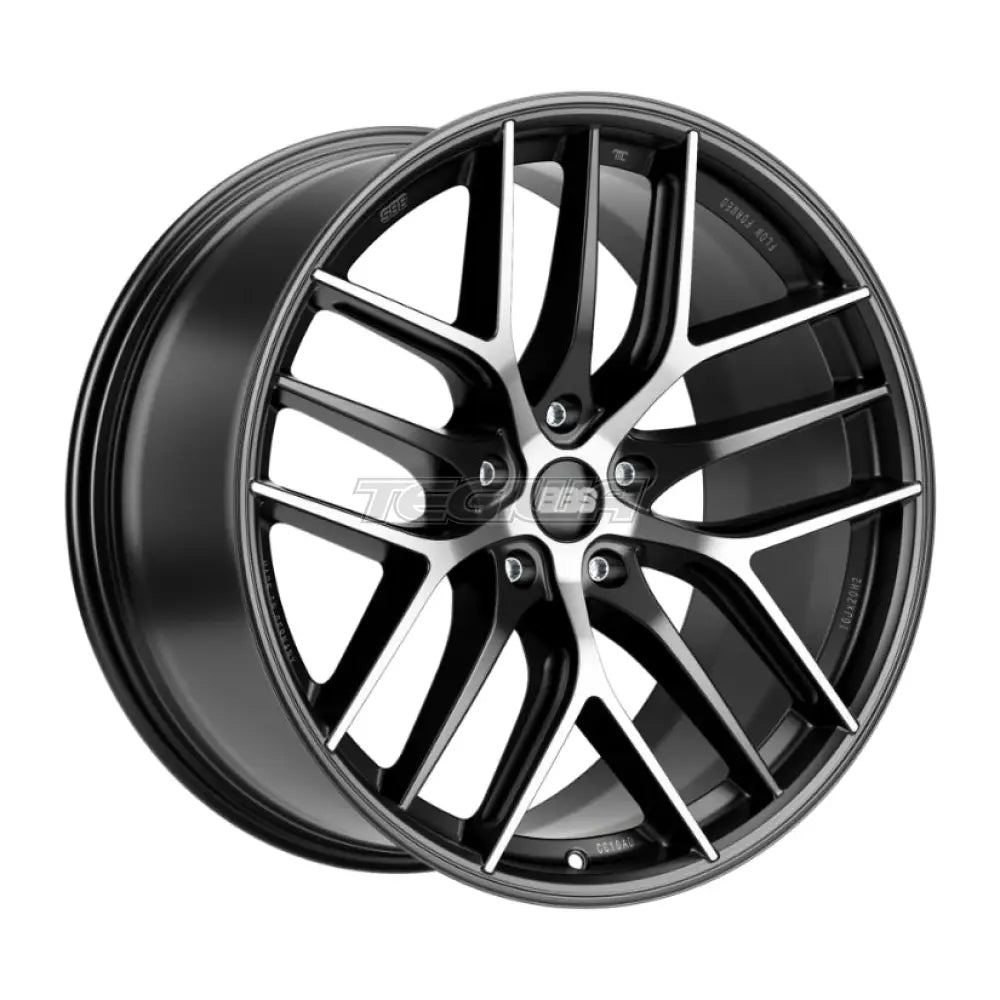 BBS CC-R AD Alloy Wheel 19x10 ET61.5 5x117 Satin Black Diamond Cut 70.05mm CB