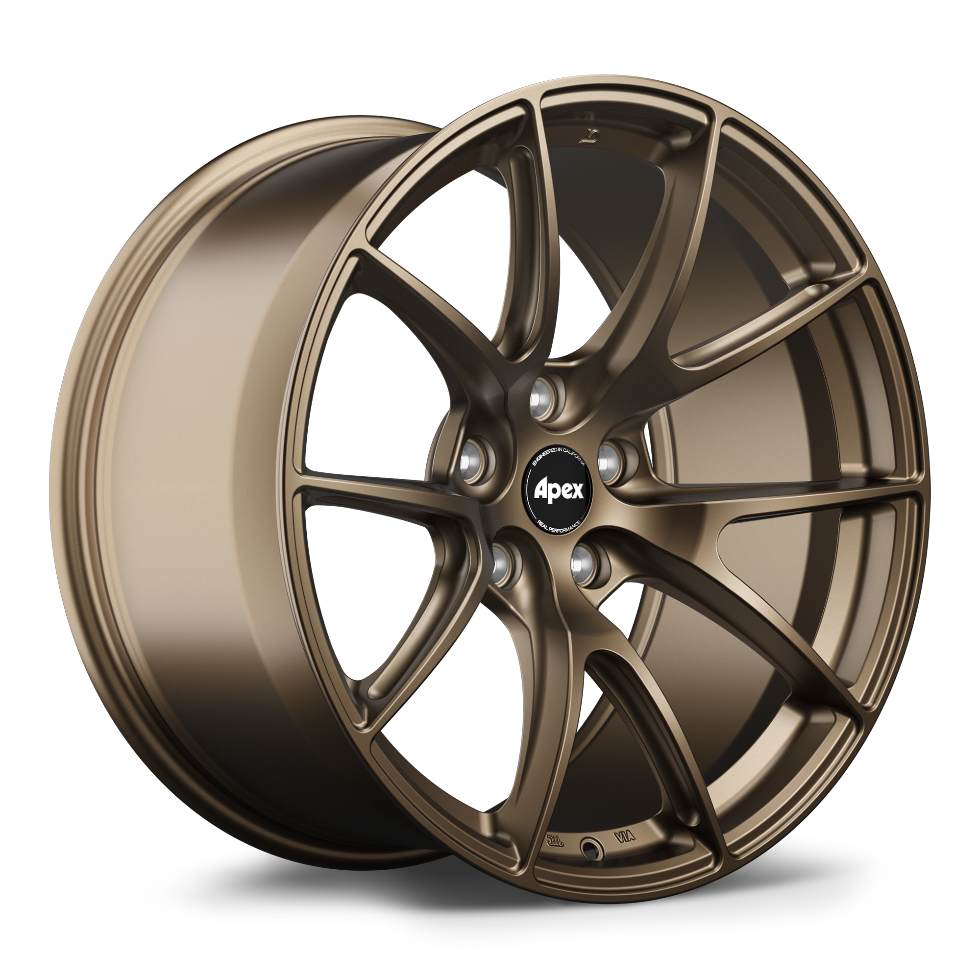 Apex VS-5 Alloy Wheel 19x10.5 ET22 5x114.3 Satin Bronze 66.1mm CB