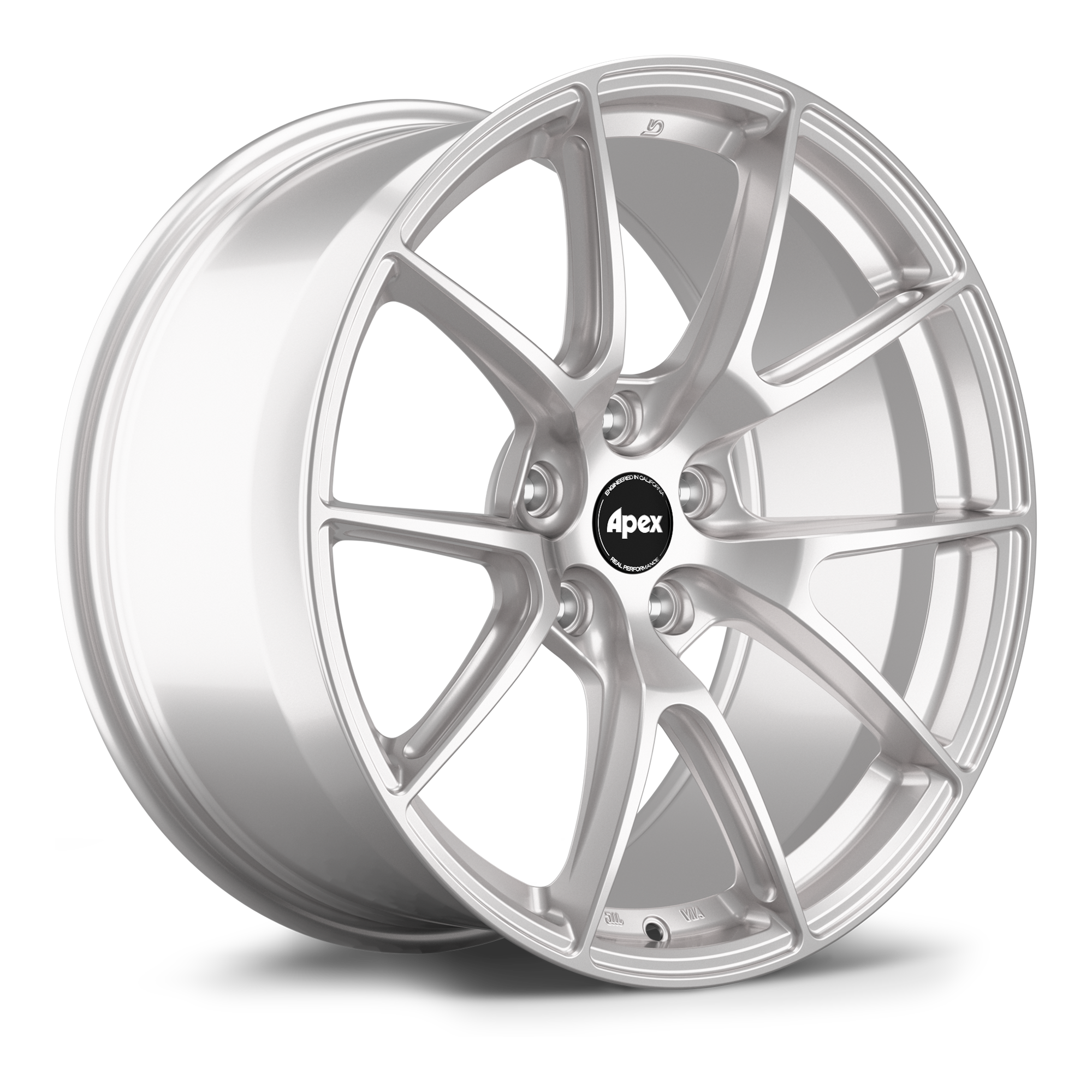 Apex VS-5 Alloy Wheel 19x9 ET30 5x120 Race Silver 72.56mm CB