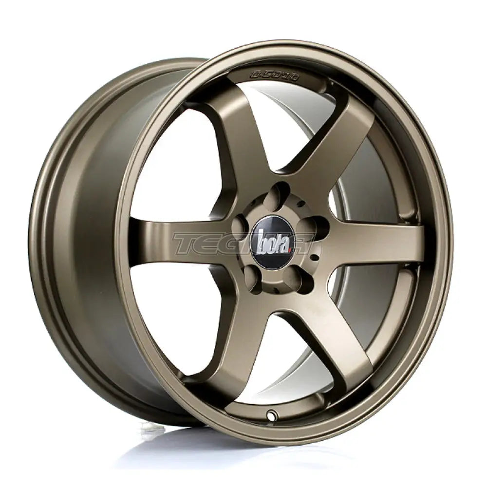 BOLA B1 Alloy Wheel 18x8.5 5x100 ET40 To 45 72.6mm CB Matt Bronze