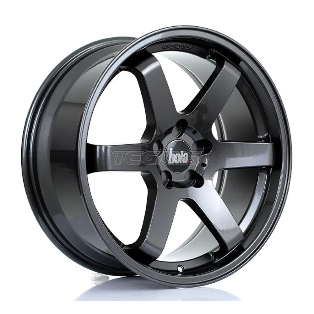BOLA B1 Alloy Wheel 19x8.5 5x118 ET30 To 45 72.6mm CB Gloss Gunmetal