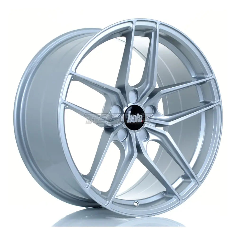 BOLA B11 Alloy Wheel 19x9.5 5x114 ET25 To 45 72.6mm CB Crystal Silver