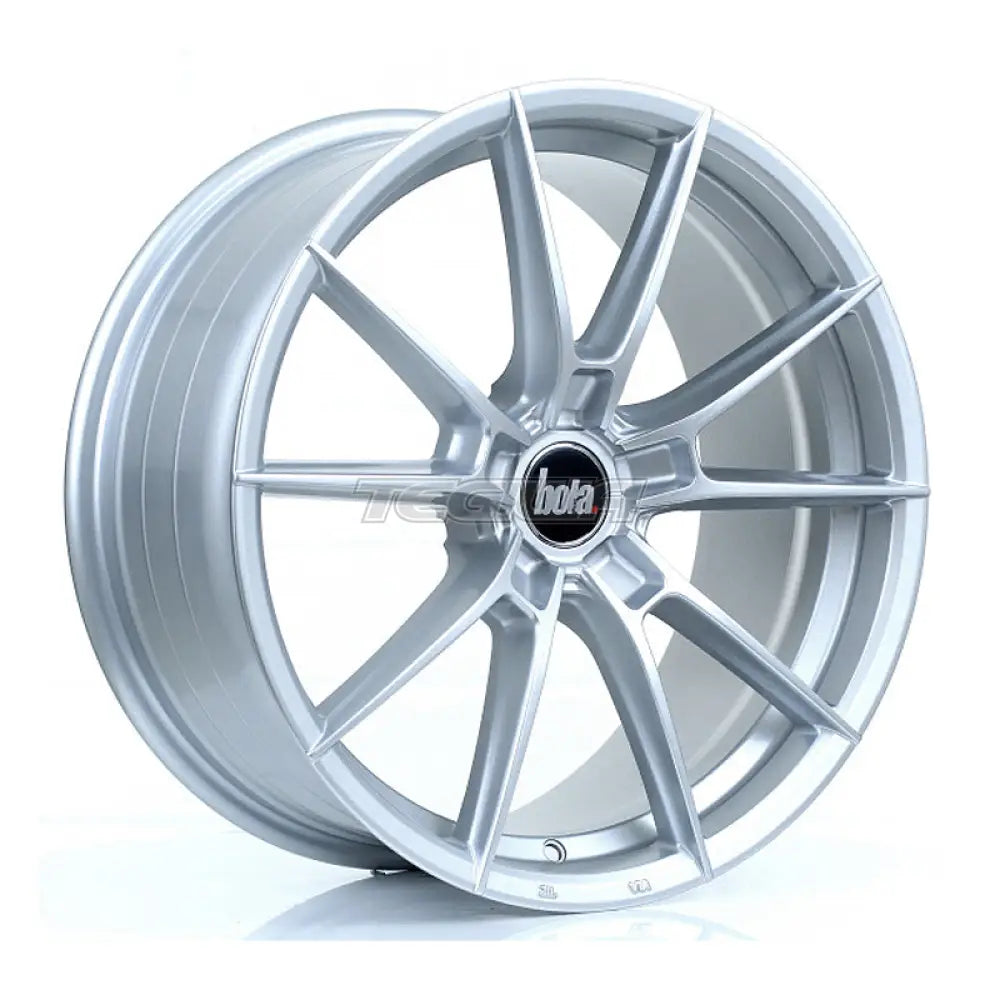 BOLA B19 Alloy Wheel 18x8 5x120 ET35 To 45 72.6mm CB Crystal Silver