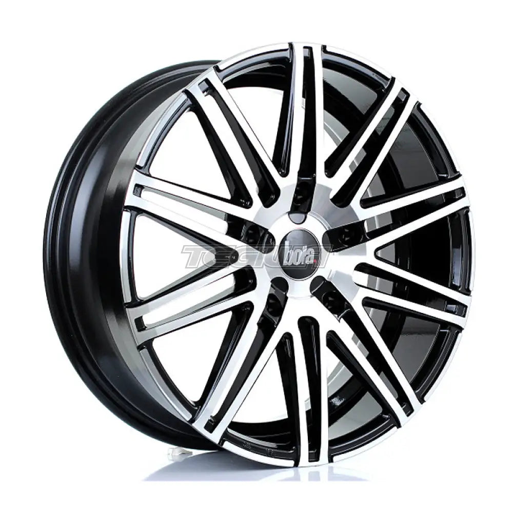 BOLA B20 Alloy Wheel 20x8 5x160 ET45 65.1mm CB Black Polished Face