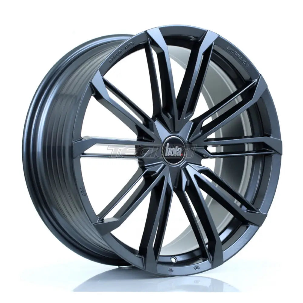 BOLA B23 Alloy Wheel 20x8.5 5x112 ET38 To 45 72.6mm CB Gloss Gunmetal