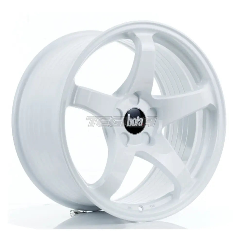 BOLA B2R Alloy Wheel 18x9.5 5x108 ET30 To 45 72.6mm CB White
