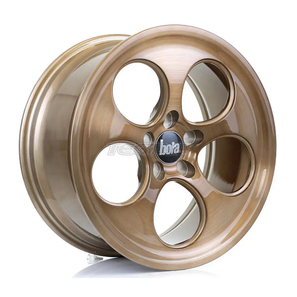 BOLA B5 Alloy Wheel 18x8.5 5x105 ET40 To 45 72.6mm CB Bronze Brushed Polished Face
