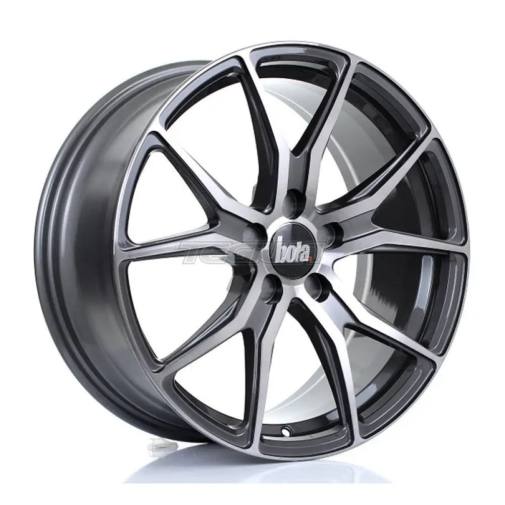 BOLA B6 Alloy Wheel 18x8 5x100 ET30 To 45 72.6mm CB Hyper Titanium