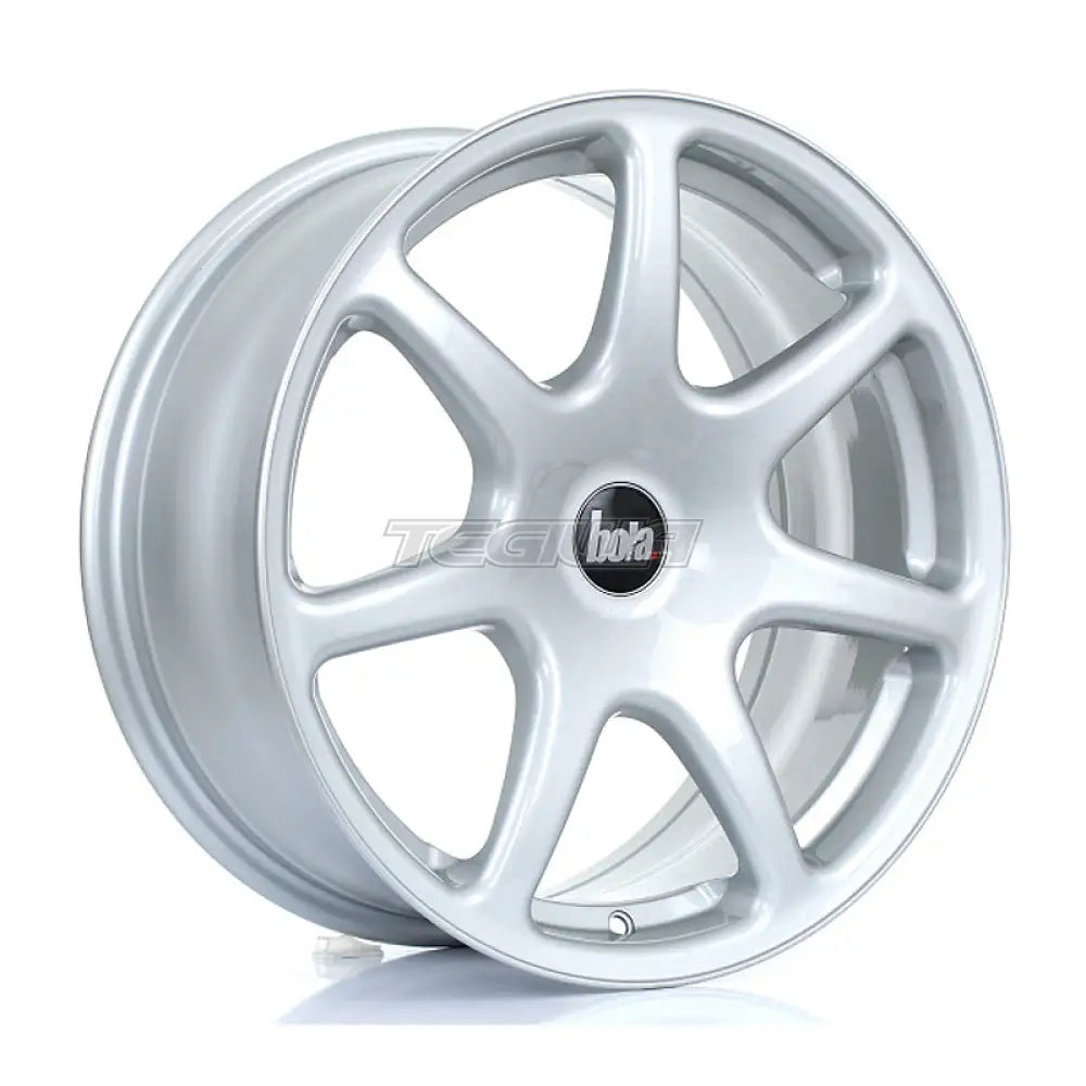 BOLA B7 Alloy Wheel 17x7.5 4x114 ET40 To 45 72.6mm CB Silver