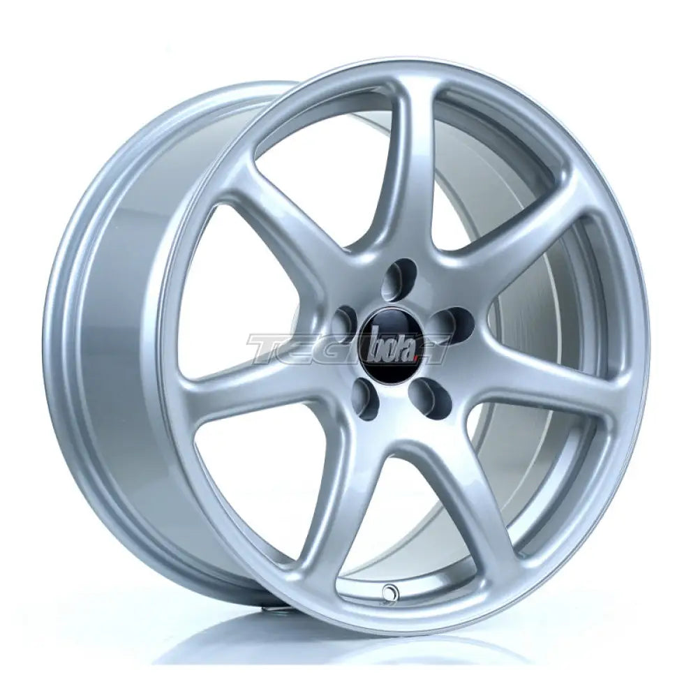 BOLA B7 Alloy Wheel 18x8.5 5x130 ET25 To 45 72.6mm CB Crystal Silver
