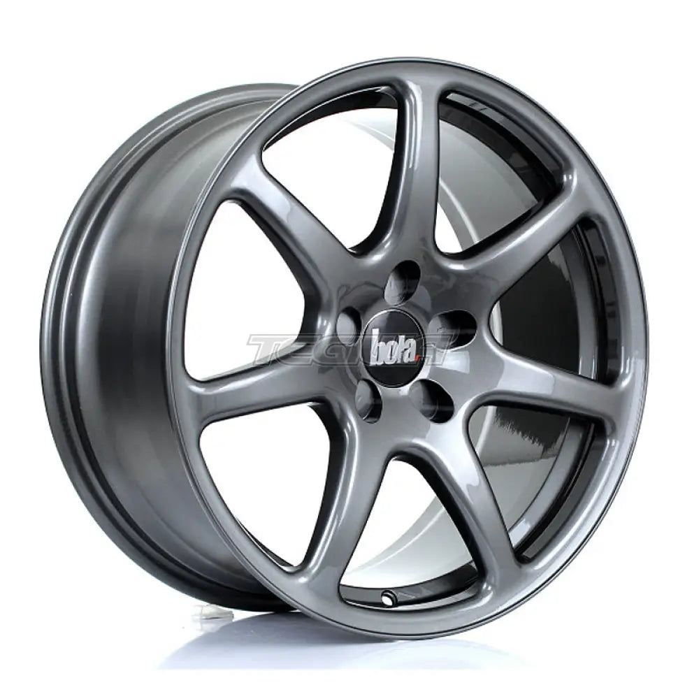 BOLA B7 Alloy Wheel 18x8.5 5x98 ET25 To 45 72.6mm CB Gloss Gunmetal