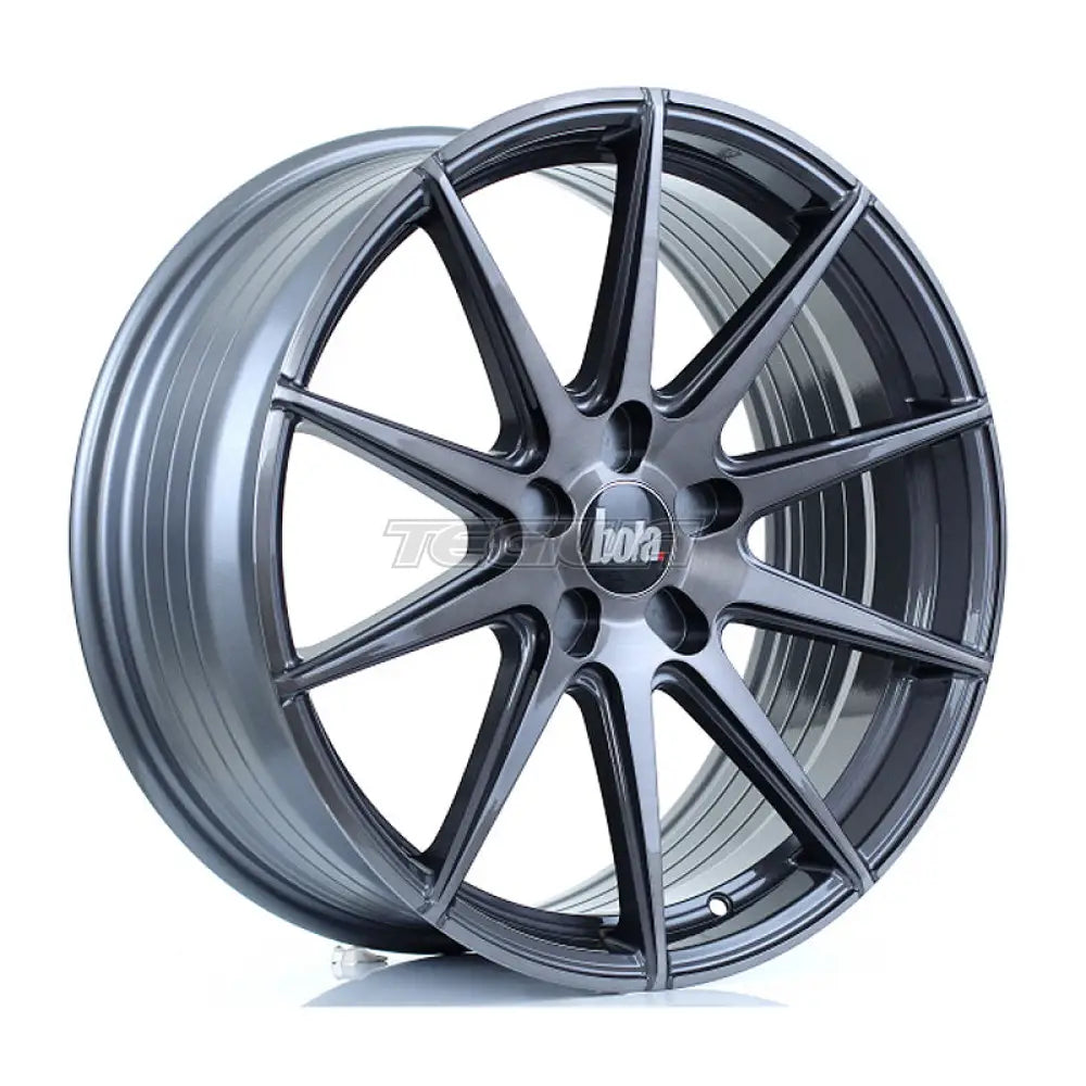 BOLA CSR Alloy Wheel 19x8.5 5x130 ET25 To 45 72.6mm CB Titanium Brushed