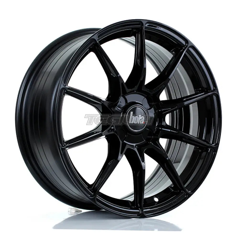 BOLA FLB Alloy Wheel 17x7.5 4x114 ET40 To 45 72.6mm CB Gloss Black