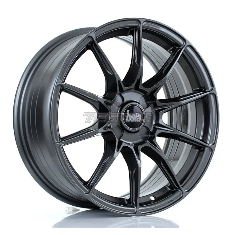 BOLA FLB Alloy Wheel 17x7.5 4x114 ET40 To 45 72.6mm CB Gloss Gunmetal