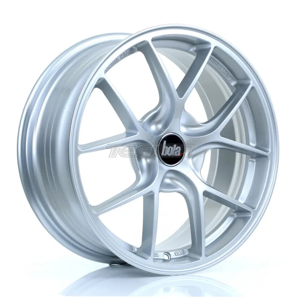 BOLA FLE Alloy Wheel 17x7.5 5x110 ET40 To 45 72.6mm CB Crystal Silver