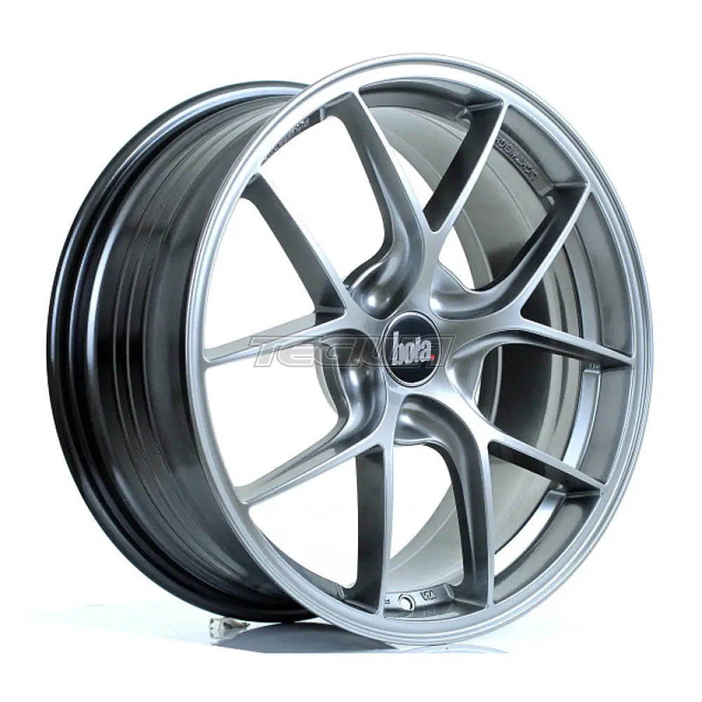 BOLA FLE Alloy Wheel 18x8 5x110 ET35 To 50 72.6mm CB Hyper Black