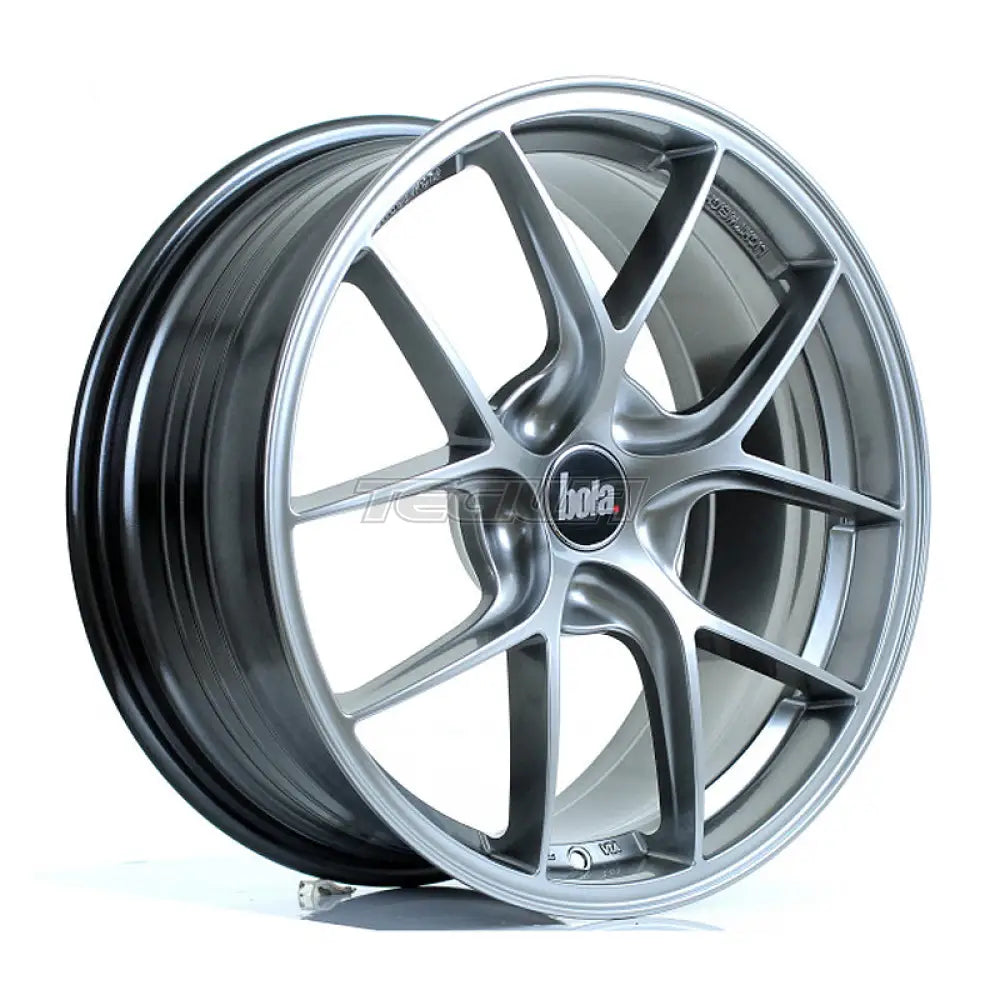BOLA FLE Alloy Wheel 18x8 5x118 ET40 To 50 72.6mm CB Hyper Black