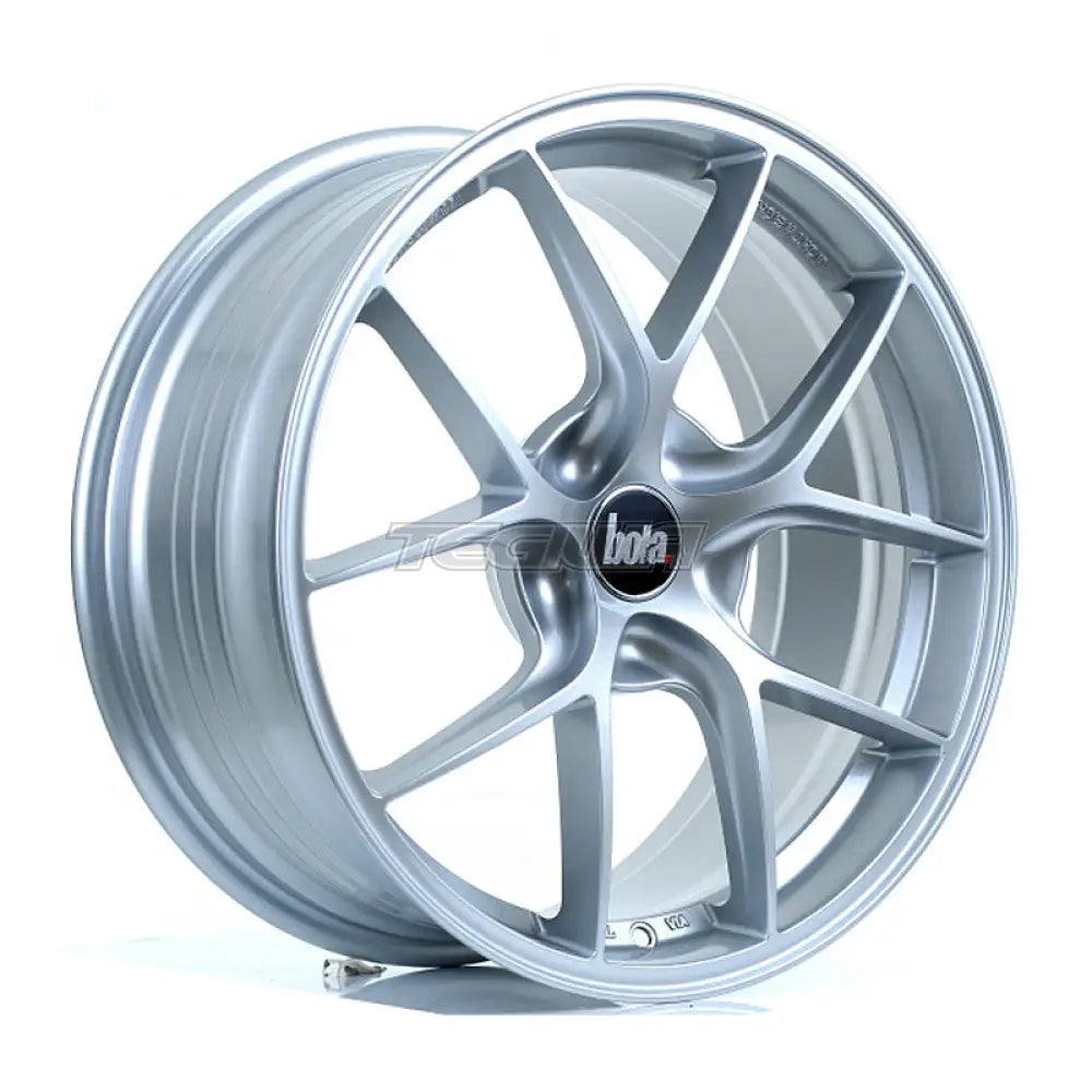 BOLA FLE Alloy Wheel 18x8 5x120.65 ET40 To 50 72.6mm CB Silver