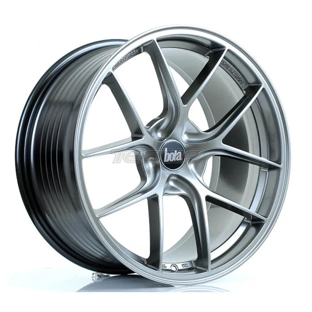 BOLA FLE Alloy Wheel 19x9.5 5x112 ET42 To 49 72.6mm CB Hyper Black