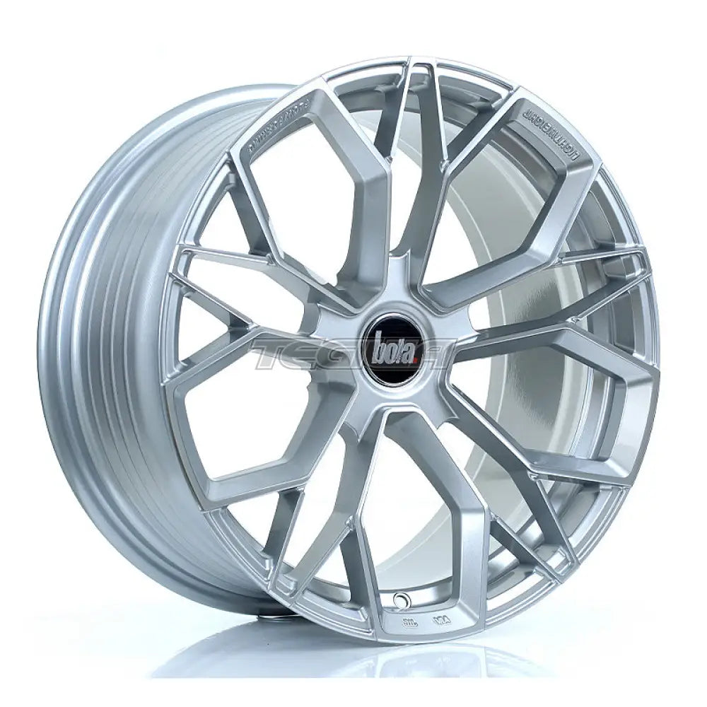 BOLA FLF Alloy Wheel 18x9 5x118 ET42 To 50 72.6mm CB Silver Polished Face