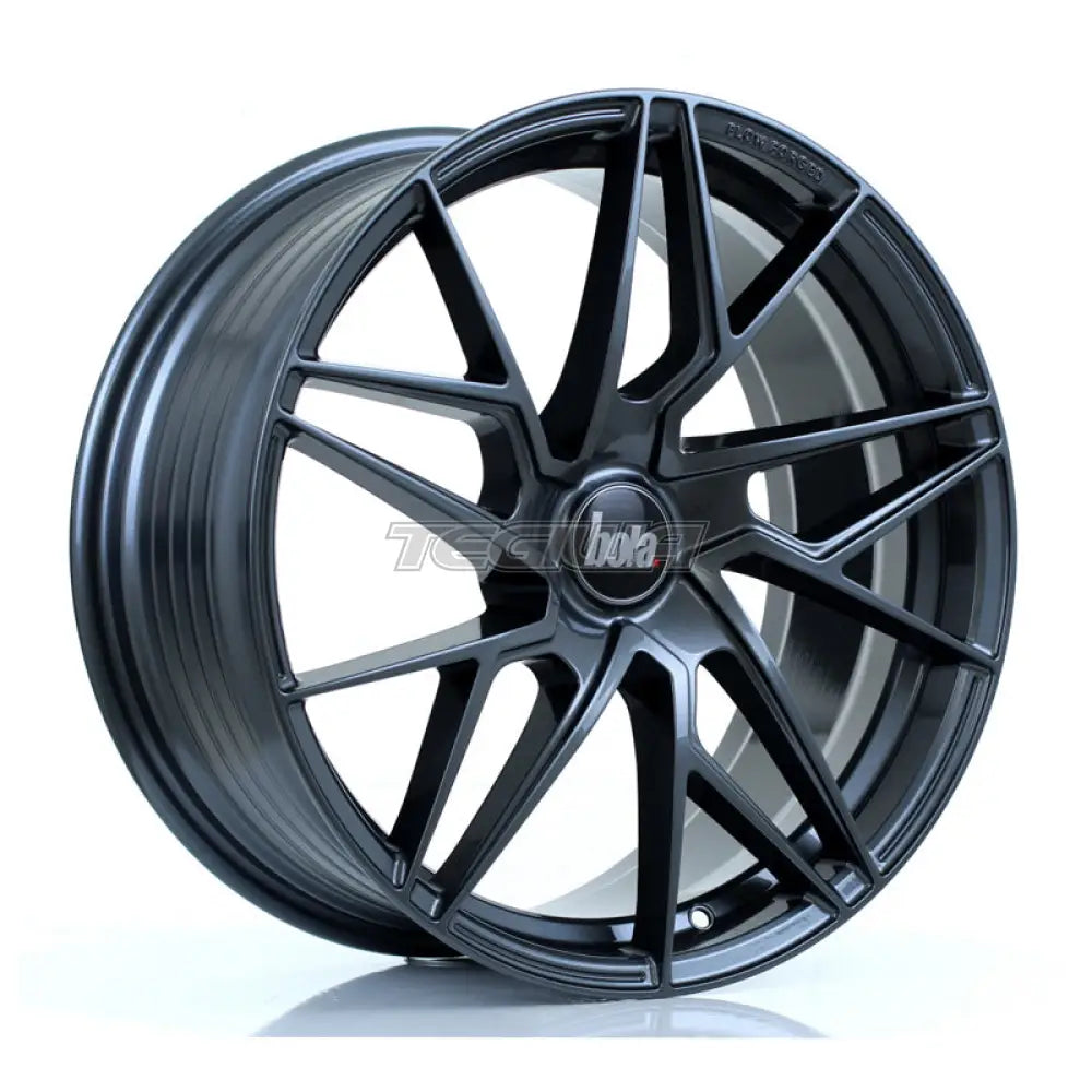 BOLA FLR Alloy Wheel 19x8.5 5x100 ET40 To 45 72.6mm CB Gloss Gunmetal