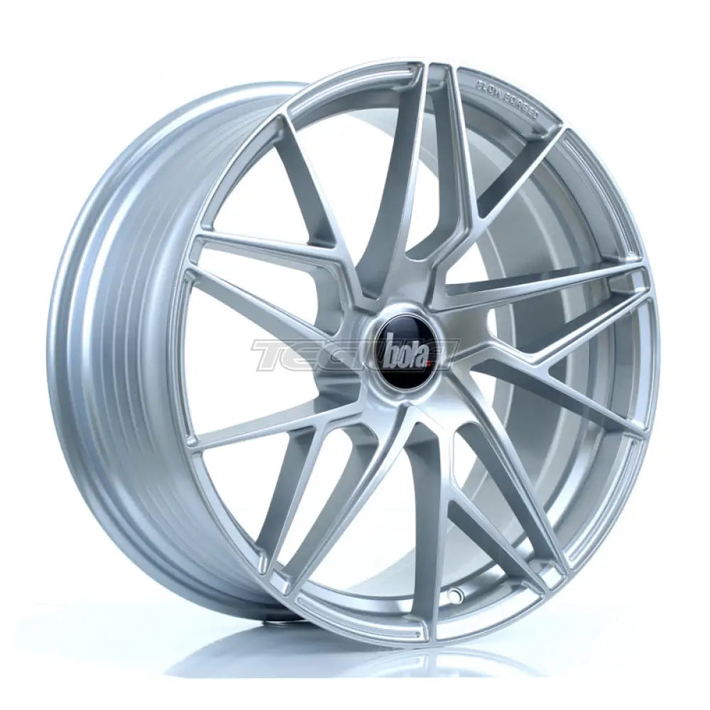BOLA FLR Alloy Wheel 19x8.5 5x110 ET25 To 45 72.6mm CB Crystal Silver