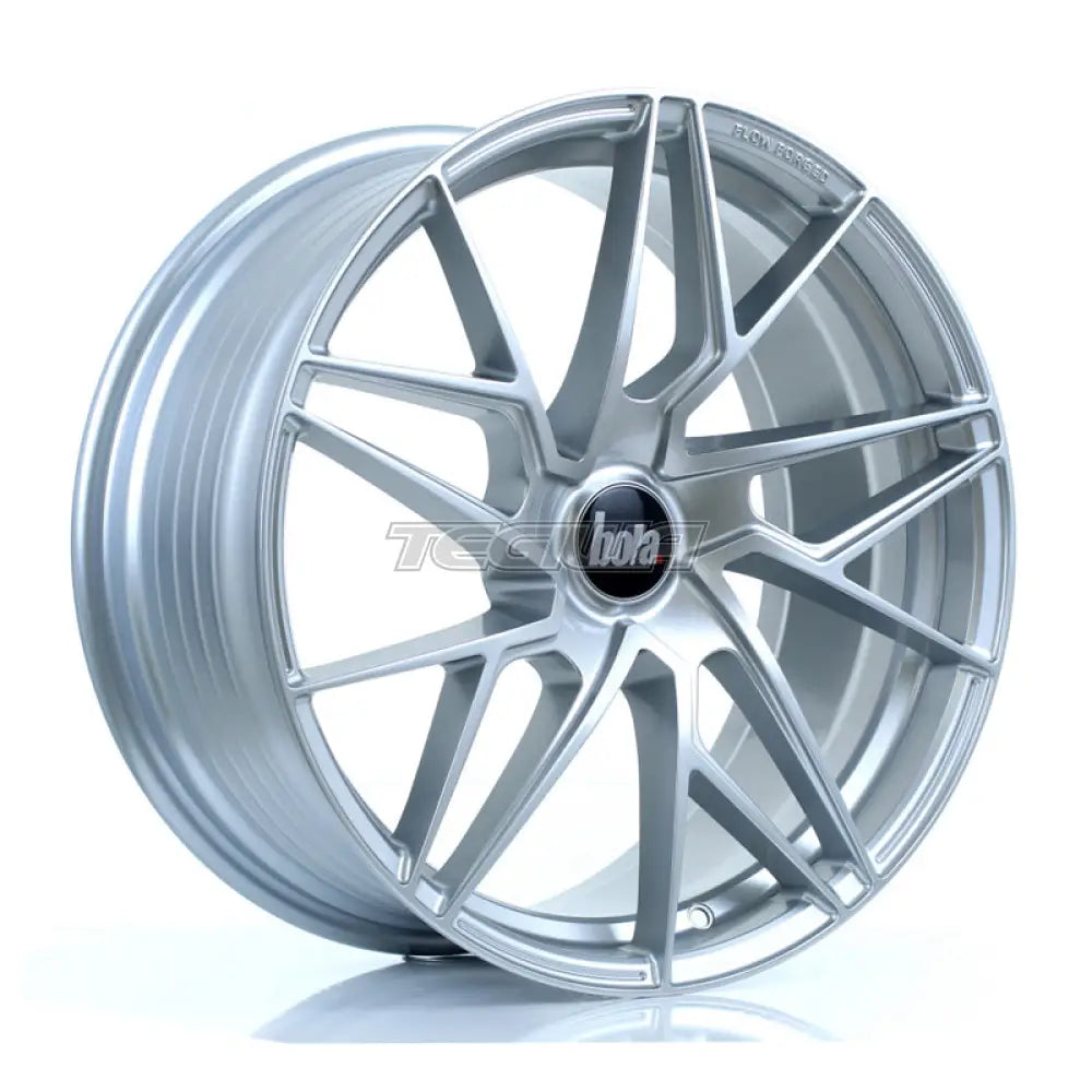 BOLA FLR Alloy Wheel 19x8.5 5x115 ET40 To 45 72.6mm CB Crystal Silver