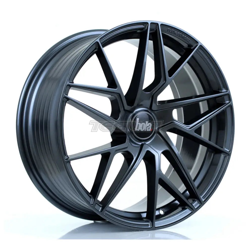 BOLA FLR Alloy Wheel 19x8.5 5x120 ET25 To 45 72.6mm CB Gloss Gunmetal
