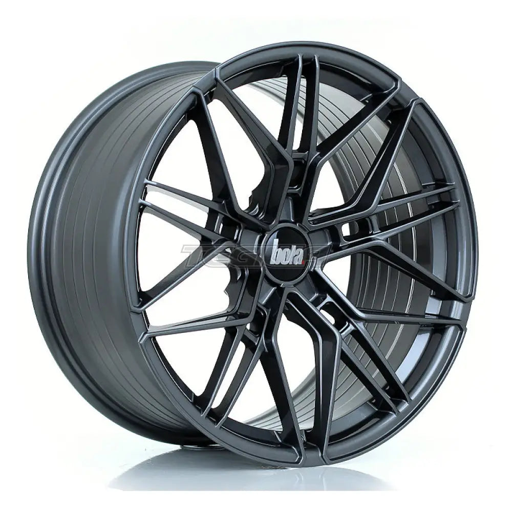 BOLA FLV Alloy Wheel 19x9.5 5x105 ET15 To 50 72.6mm CB Gloss Gunmetal
