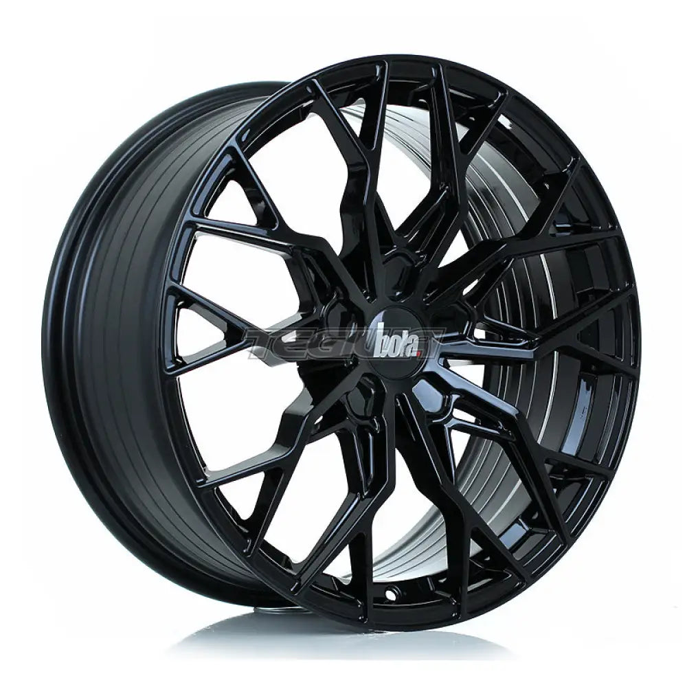 BOLA FLX Alloy Wheel 19x8.5 5x114 ET15 To 50 72.5mm CB Gloss Black