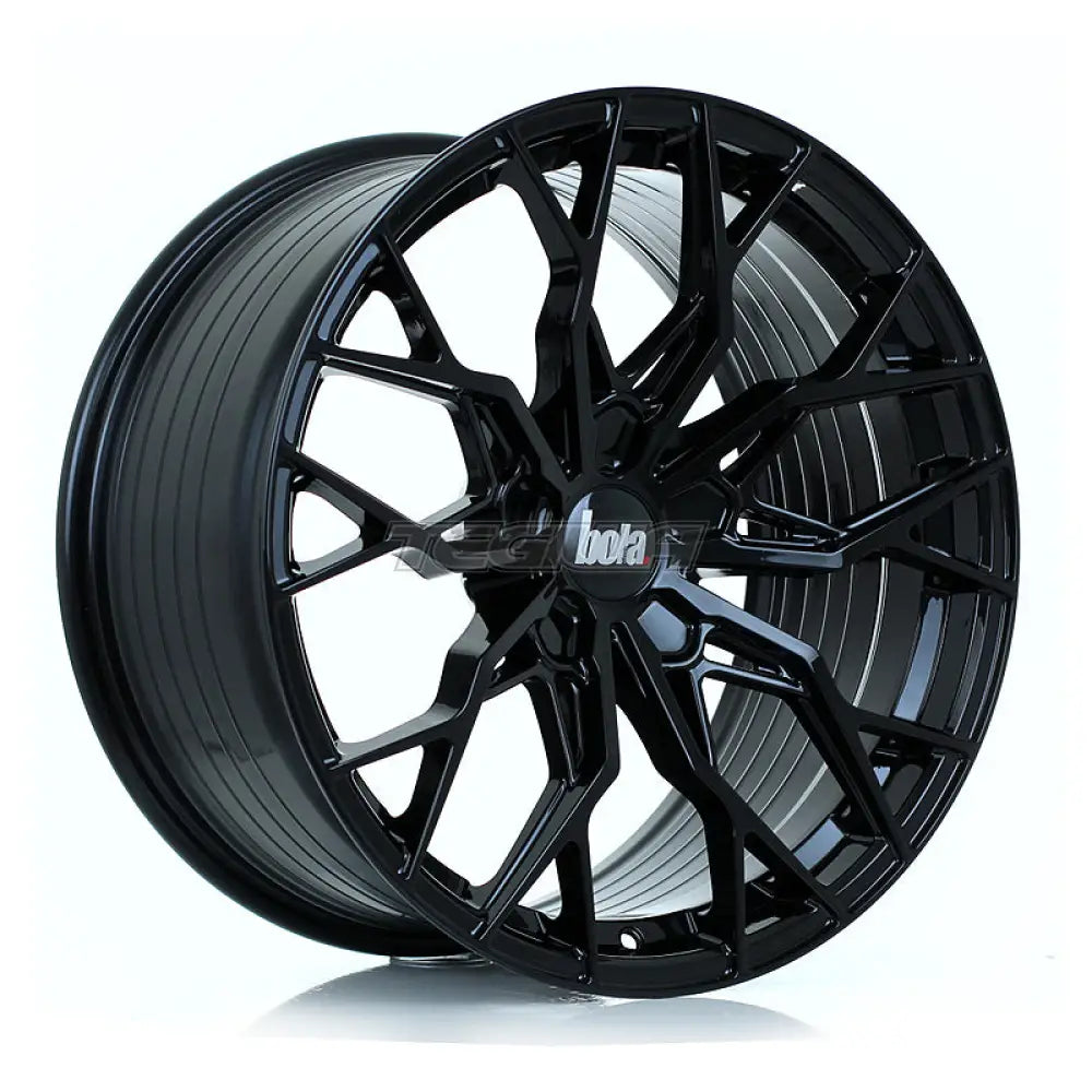 BOLA FLX Alloy Wheel 19x9.5 5x110 ET15 To 50 72.6mm CB Gloss Black