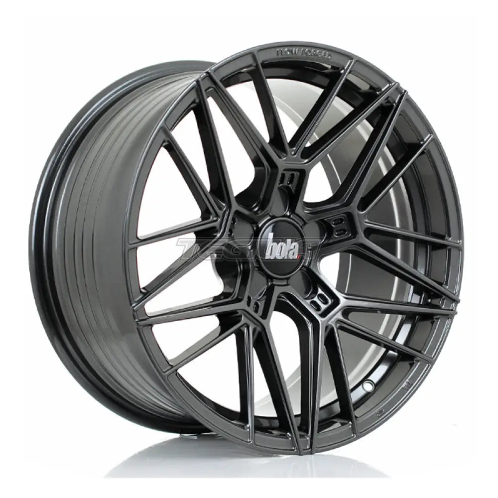 BOLA FLZ Alloy Wheel 18x9 5x108 ET25 To 50 72.5mm CB Gloss Gunmetal