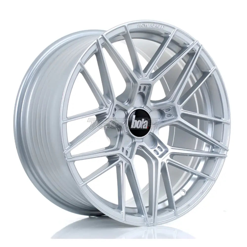 BOLA FLZ Alloy Wheel 18x9 5x118 ET25 To 50 72.5mm CB Crystal Silver