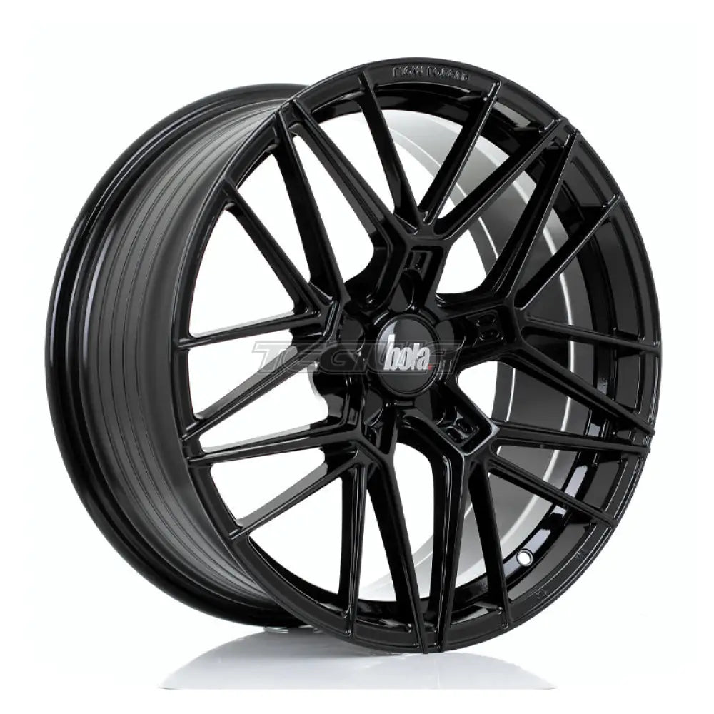 BOLA FLZ Alloy Wheel 19x8.5 5x115 ET25 To 50 72.5mm CB Gloss Black