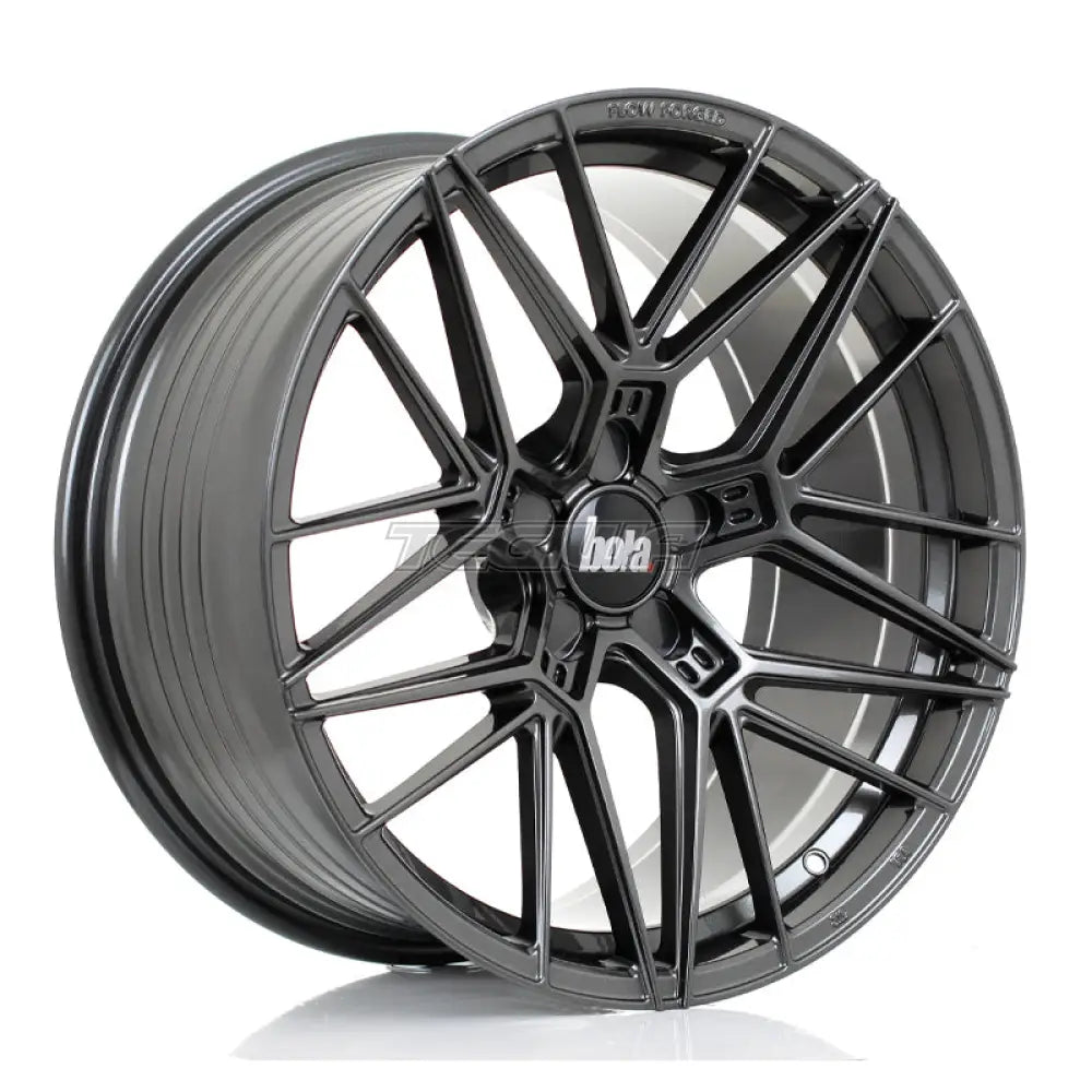 BOLA FLZ Alloy Wheel 20x8.5 5x128 ET25 To 50 72.5mm CB Gloss Gunmetal