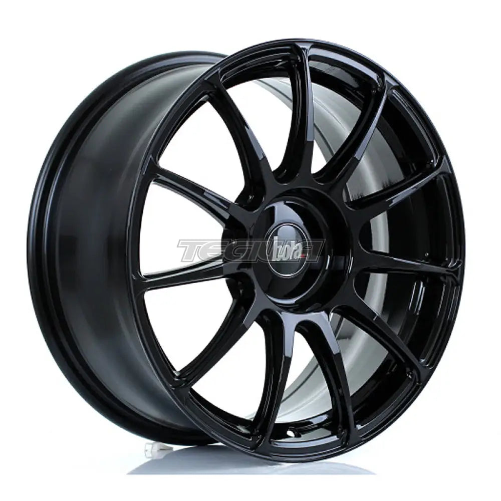 BOLA VST Alloy Wheel 17x7.5 5x105 ET40 To 45 72.6mm CB Gloss Black