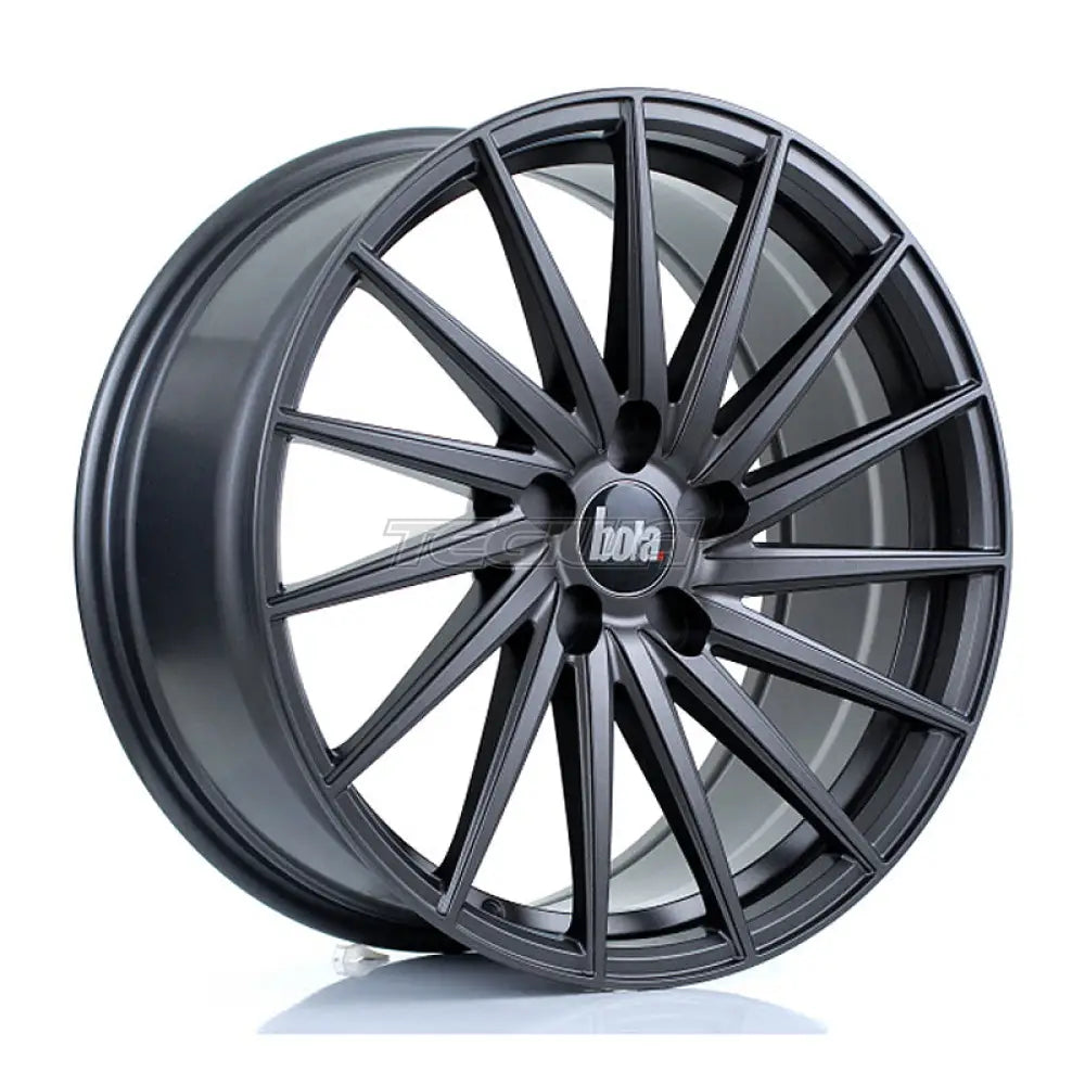BOLA ZFR Alloy Wheel 19x8.5 5x120.65 ET25 To 45 72.6mm CB Matt Gunmetal