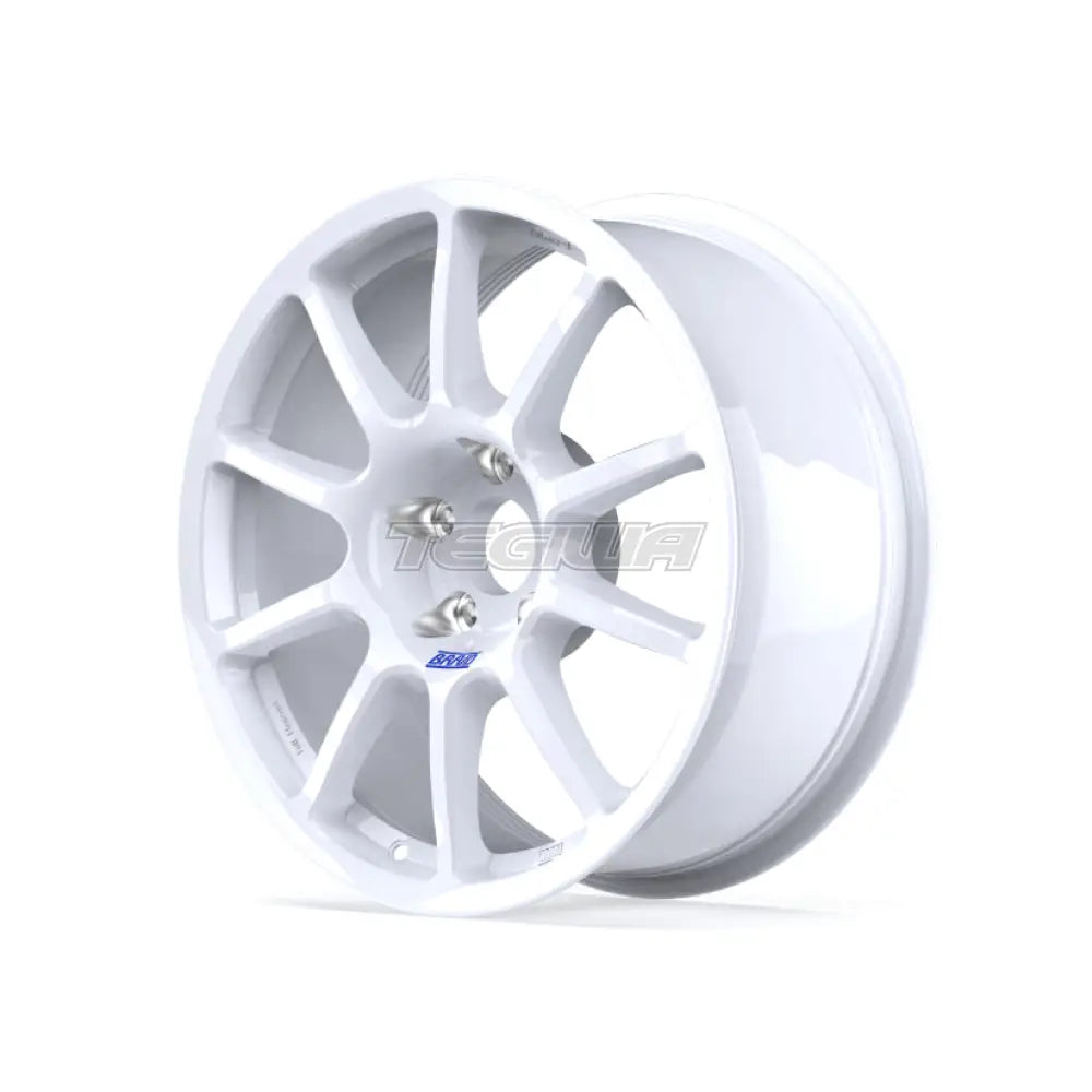 Braid Fullrace A Alloy Wheel 18x9 ET8 to 68 5x100 White Shiny