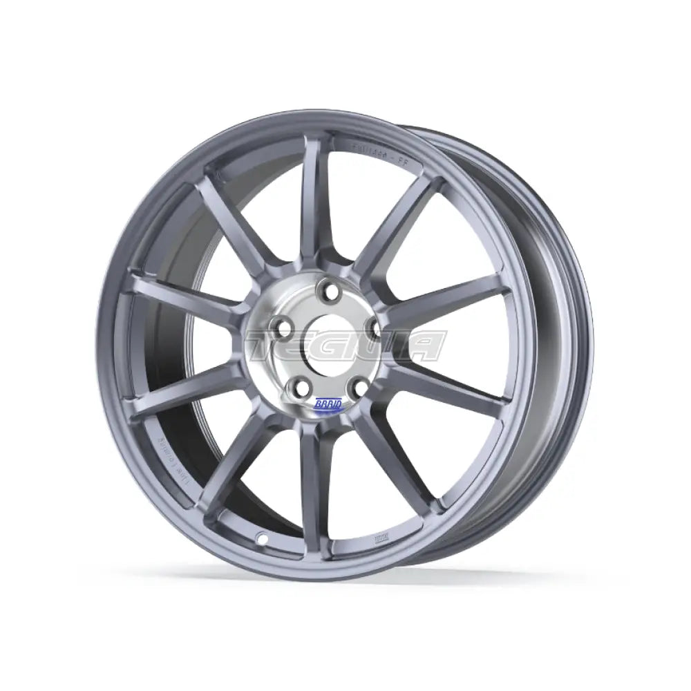 Braid Fullrace FF Alloy Wheel 18x8 ET5 to 65 4x108 Dark Grey Shiny
