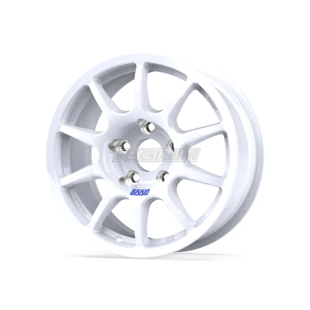 Braid Fullrace Maxlight Alloy Wheel 15x8 ET5 to 50 5x115 White Shiny