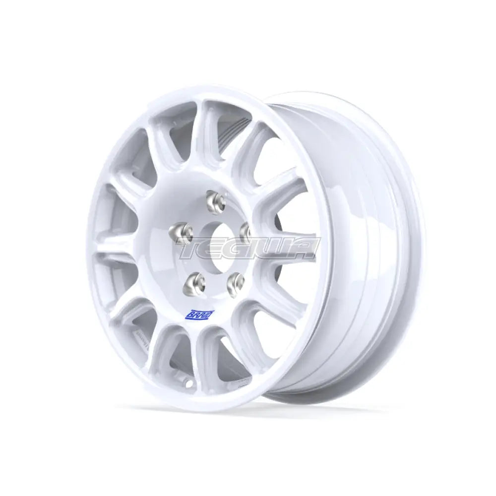 Braid Fullrace Rally T Alloy Wheel 15x6.5 ET15 to 55 5x98 White Shiny