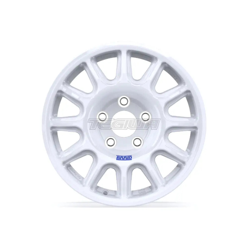 Braid Fullrace Rally T Alloy Wheel 15x6 ET10 to 60 4x114 White Shiny