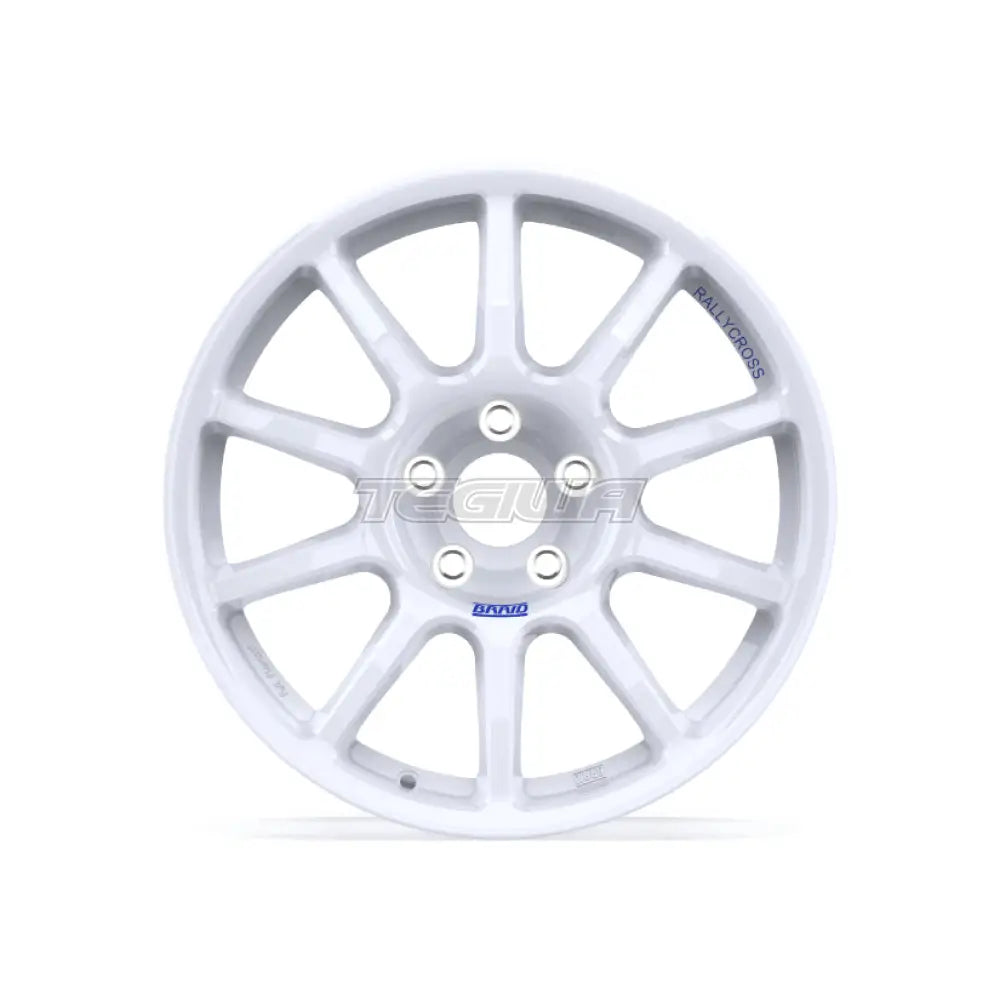 Braid Fullrace Rallycross Alloy Wheel 16x8 ET0 to 50 5x114 White Shiny