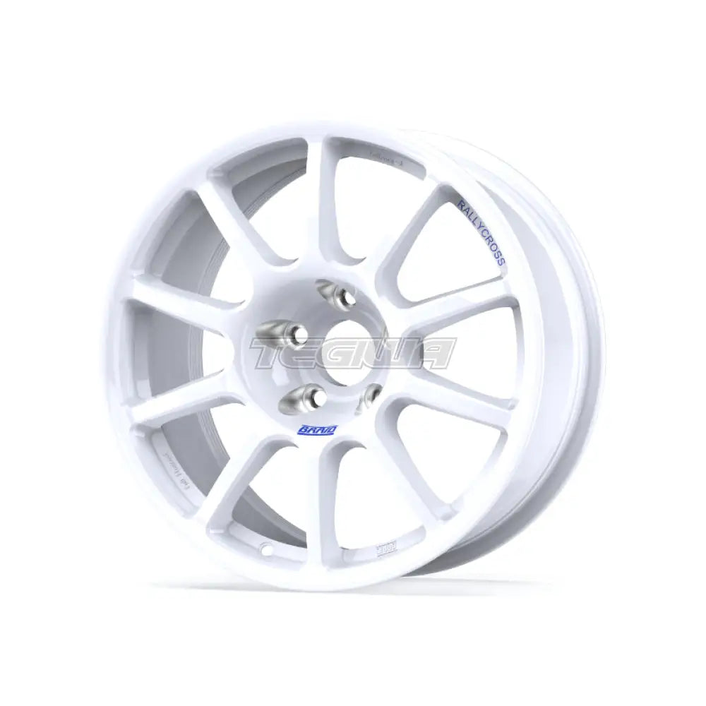 Braid Fullrace Rallycross Alloy Wheel 17x8 ET-5 to 55 5x114 White Shiny