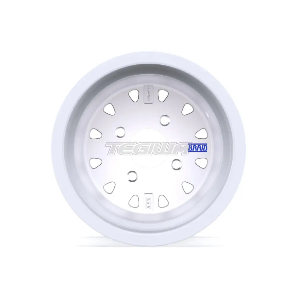Braid Tenrace+ Alloy Wheel 10x8 ET3+5 4x130 White Shiny